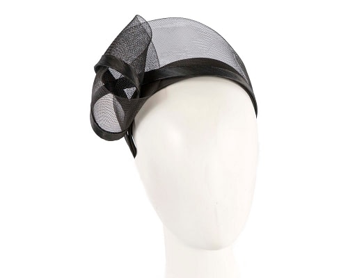 Fascinators Online - Black racing fascinator headband by Fillies Collection