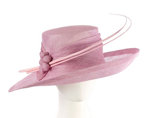 Fascinators Online - Exclusive lilac sinamay hat by Max Alexander