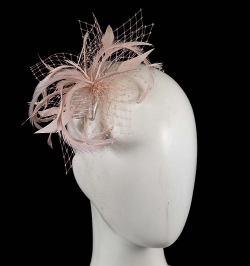 Fascinators Online - Custom made pink fascinator by Cupids Millinery