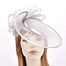 Silver mother of the bride hat