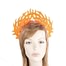 Fascinators Online - Orange lace crown