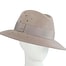 Fascinators Online - Wide brim grey felt fedora hat by Max Alexander