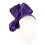 Fascinators Online - Purple bow racing fascinator by Fillies Collection
