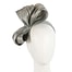 Fascinators Online - Silver bow racing fascinator by Fillies Collection