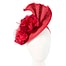 Fascinators Online - Bespoke large red flower fascinator by Fillies Collection