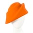 Fascinators Online - Designers orange felt hat