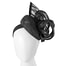 Fascinators Online - Black pillbox fascinator with silk bow by Fillies Collection