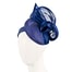 Fascinators Online - Royal blue pillbox fascinator with silk bow by Fillies Collection