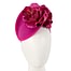 Fascinators Online - Fuchsia winter fascinator with roses by Fillies Collection