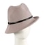 Fascinators Online - Grey ladies felt fedora hat by Max Alexander