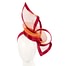 Fascinators Online - Edgy red & orange fascinator by Fillies Collection