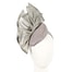 Fascinators Online - Bespoke silver racing pillbox fascinator by Fillies Collection
