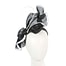 Fascinators Online - Twisted black & white racing fascinator by Fillies Collection
