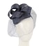 Fascinators Online - Navy fascinator with face veil by Max Alexander