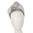 Fascinators Online - Silver turban headband by Fillies Collection