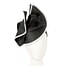 Fascinators Online - Black & White fascinator with bow by Fillies Collection