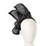 Fascinators Online - Black twists of silk abaca fascinator by Fillies Collection