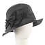 Fascinators Online - Black cloche hat with bow by Max Alexander