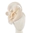 Fascinators Online - Large cream winter racing fascinator by Fillies Collection
