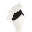 Fascinators Online - Black & white winter racing pillbox fascinator by Fillies Collection