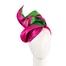 Fascinators Online - Bespoke fuchsia & lime racing fascinator by Fillies Collection