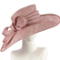 Fascinators Online - Exclusive dusty pink sinamay hat by Max Alexander