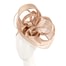 Fascinators Online - Large nude fascinator by Fillies Collection