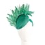 Fascinators Online - Green feather fascinator by Fillies Collection
