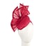 Fascinators Online - Bespoke red racing pillbox fascinator by Fillies Collection