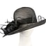 Fascinators Online - Black ladies fashion hat