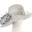 Fascinators Online - Silver ladies fashion hat