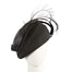 Fascinators Online - Designers black felt hat by Fillies Collection