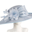 Fascinators Online - Light blue sinamay fashion hat by Max Alexander
