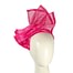 Fascinators Online - Fuchsia twists of silk abaca fascinator by Fillies Collection