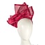 Fascinators Online - Red twists of silk abaca fascinator by Fillies Collection