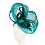 Fascinators Online - Large teal green fascinator by Fillies Collection