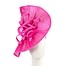 Fascinators Online - Large fuchsia jinsin racing fascinator by Fillies Collection