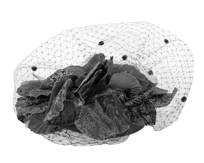 Black Australian Made winter pillbox by Fillies Collection - Image 5