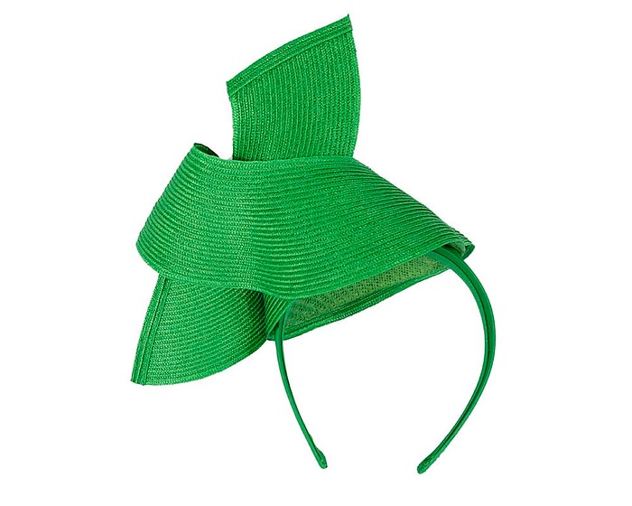 Fascinators Online - Stylish green Australian Made racing fascinator by Max Alexander