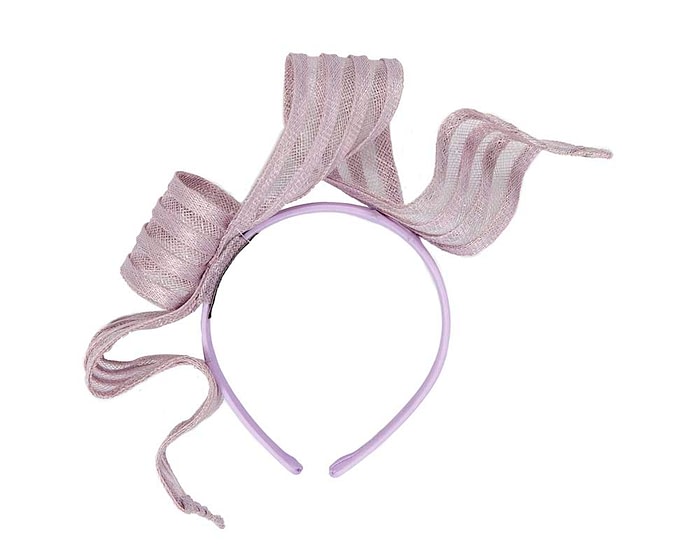 Fascinators Online - Lilac sinamay racing fascinator by Max Alexander