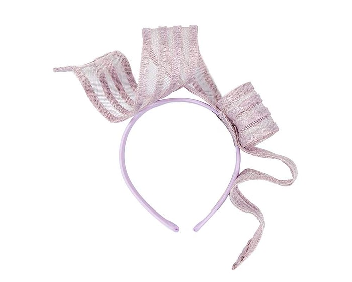 Fascinators Online - Lilac sinamay racing fascinator by Max Alexander