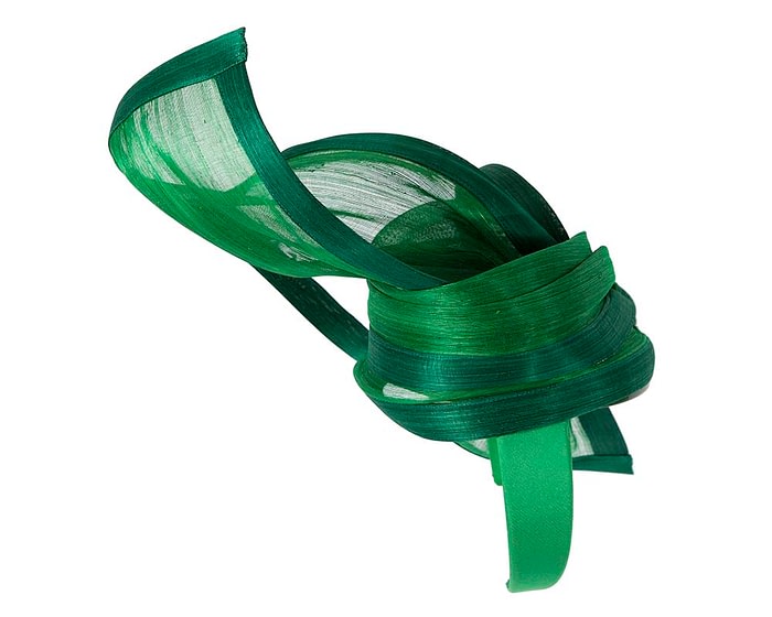 Fascinators Online - Tall green designers fascinator by Fillies Collection