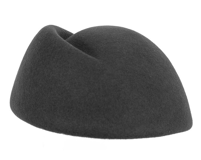 Fascinators Online - Designers black felt winter fashion hat by Max Alexander