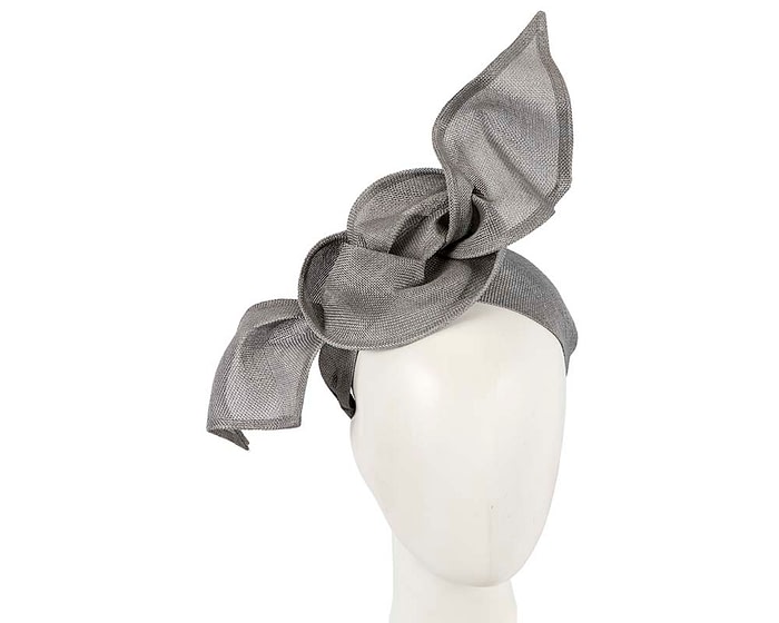 Dillies Collection silver bow fascinator