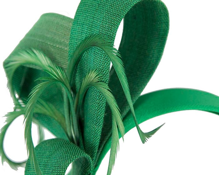 Fascinators Online - Green loops headband fascinator by Fillies Collection