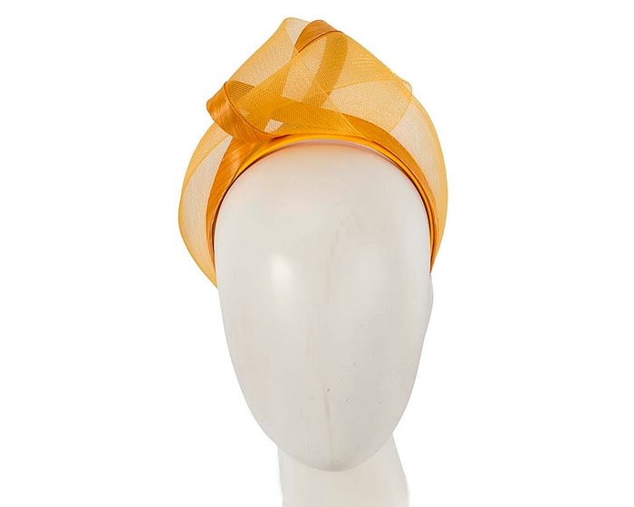 Gold yellow turban headband by Fillies Collection