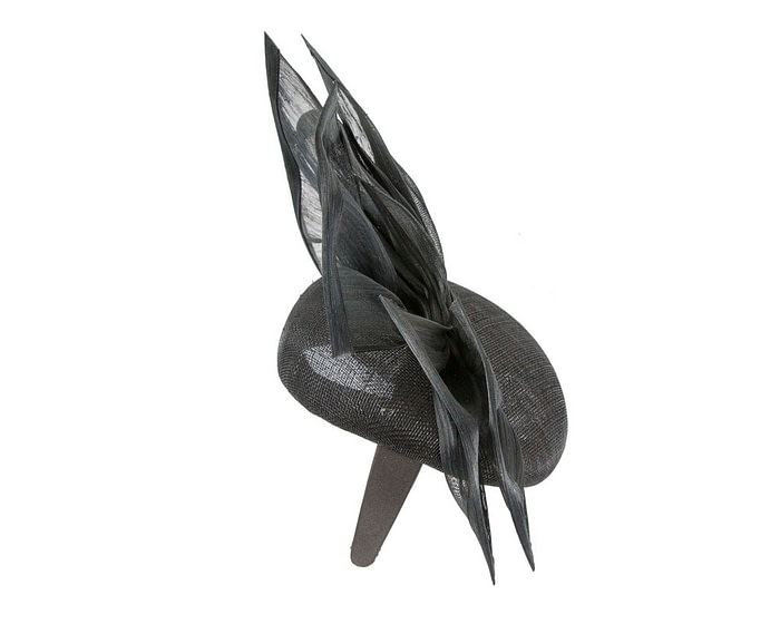 Fascinators Online - Bespoke black racing pillbox fascinator by Fillies Collection