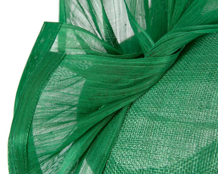 Bespoke green racing pillbox fascinator by Fillies Collection - Image 5