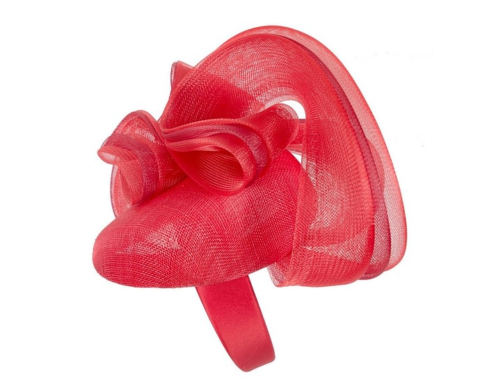 Large red fascinator by Fillies Collection - Image 3