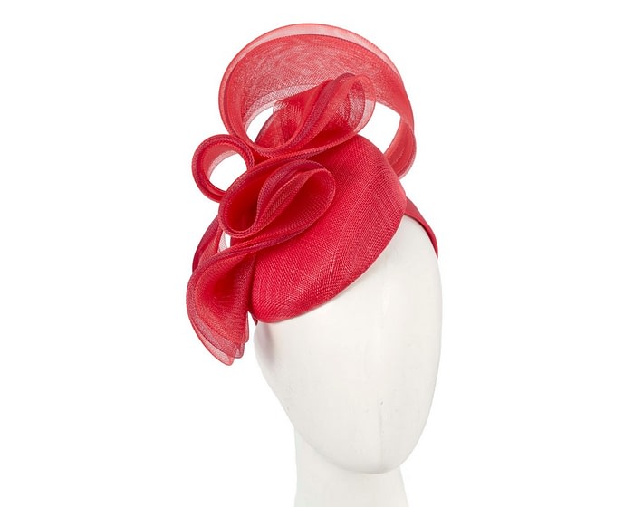 Fascinators Online - Large red fascinator by Fillies Collection